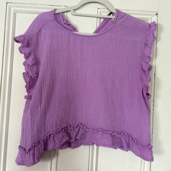 Free People Tops - Free People Gauzy Cropped Top